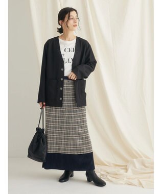 CRAFT STANDARD BOUTIQUE 【イージーケア】ＶネックカーディガンＪＫＴ Black