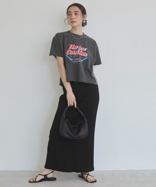 WEGO 【ANGIE VINTAGE】リブマーメイドスカート ブラック