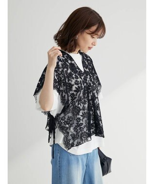 Green Parks ・ＳＵＧＡＲ　ＳＰＯＯＮ　２ｗａｙ刺繍レースベスト