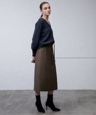 BEIGE， DANNES / ラップスカート Caramel