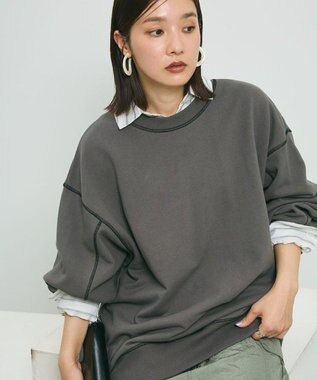 Green Parks ・ＳＵＧＡＲ　ＳＰＯＯＮ　カラーｓｔスウェット Charcoal Gray