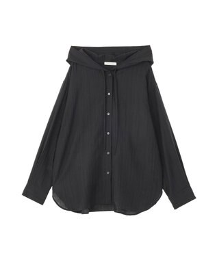 Green Parks シアーフードシャツ