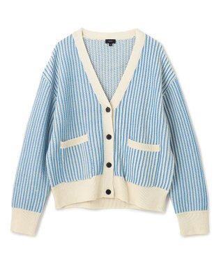 JOSEPH 【洗える】バイオテープコットン　カーディガン Dark Arctic