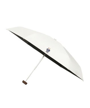 MOONBAT 【WEB限定】POLO RALPH LAUREN(ポロ ラルフローレン) 晴雨兼用日傘 折りたたみ傘 コンパクト ポロベア 一級遮光 遮熱 UV オフホワイト