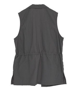 Green Parks ウエストドロストナイロンベスト Charcoal Gray