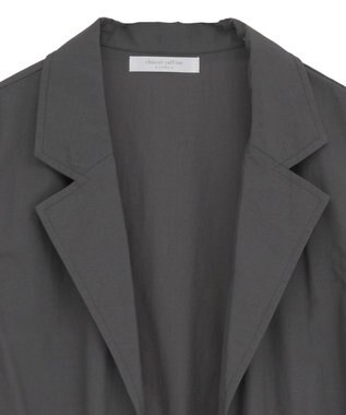 Green Parks ウエストドロストナイロンベスト Charcoal Gray