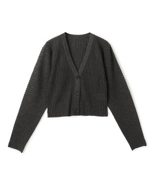 uncrave シアーストライプニット ドルマンカーディガン