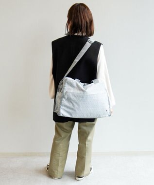 ACE BAGS & LUGGAGE hiromichi nakano フェズリ ボストンバッグ  17525 ヒロミチナカノ ブルーグレー（ヘリンボーン）