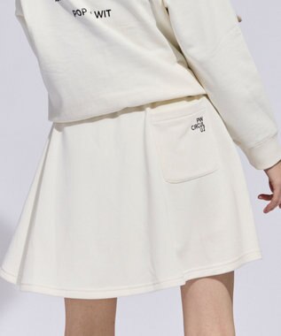 PW CIRCULUS 【WOMEN】裏毛スウェットフレアスカート ゴルフウェア レディース アイボリー系