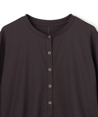 UNFILO ラッシュガード スナップカーディガン チャコールブラウン