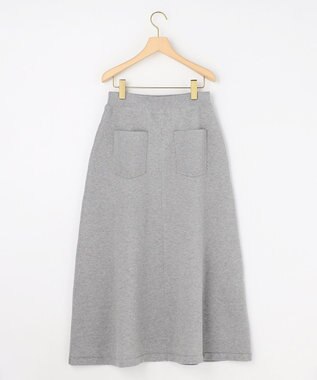 組曲 【先行予約】スウェットニット スカート ライトグレー系