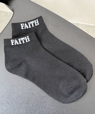 WEGO FAITHロゴショートソックス