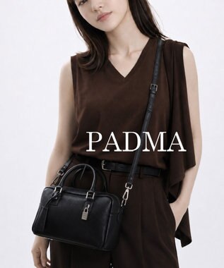 style code 【人気モデル再入荷！】【PADMA/パドマ】 キーチャーム付 本革ボストンバッグ
