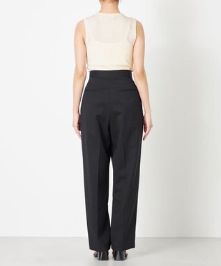 NAVE 【Nave・セットアップ可】ウールポリエステルツイルパンツ ブラック系