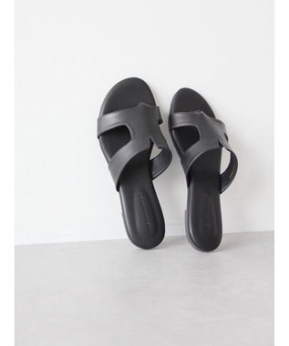 AMERICAN HOLIC カットアウトトングサンダル Black