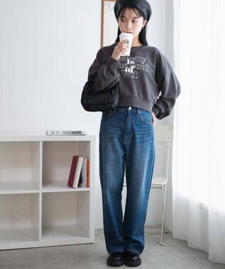 WEGO クロップドスウェット スミクロ