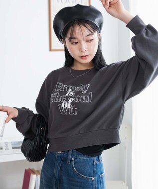 WEGO クロップドスウェット スミクロ