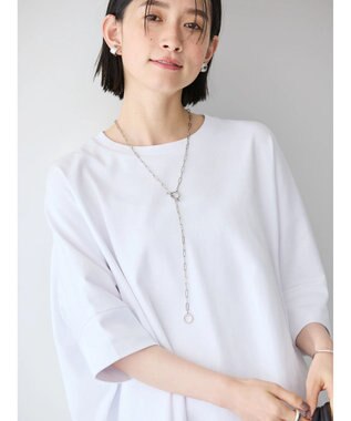 AMERICAN HOLIC 接触冷感ポンチョシルエットポンチプルオーバー Off White