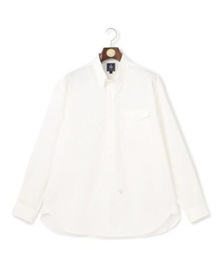 J.PRESS MEN 【J.PRESS ORIGINALS】Finx Cotton Twill Baggy Fit Pullover Shirt ホワイト系