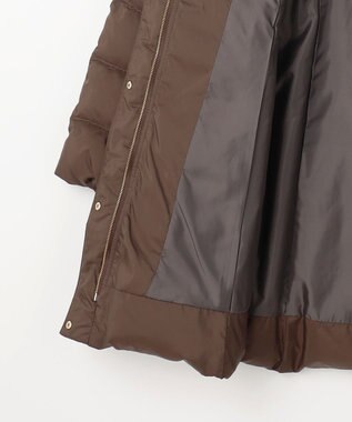 ANY SIS S 【2WAY】シルキータフタロング ダウン ブラウン