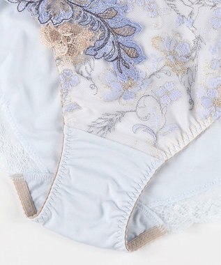 Wing ショーツ Wing Lesiage PB4010とペア 【後ろ姿きれいブラ】 はきこみ丈あさめ PF4010 ウイング／ワコール サックス