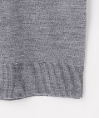 J.PRESS LADIES PURE WOOL タートルネック ニット グレー系