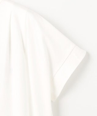 自由区 【洗える】ハイカウントハイネック カットソー オフホワイト