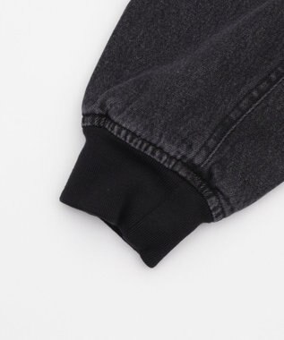 WEGO 【ユニセックス着用ITEM】フードデニムブルゾン デニムブラックソノタ