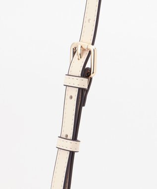 組曲 スクエアショルダー バッグ アイボリー系