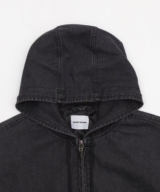 WEGO 【ユニセックス着用ITEM】フードデニムブルゾン デニムブラックソノタ