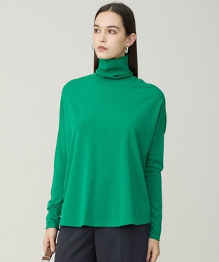 【新色追加・WEB限定カラーあり】 ヴィスコースワイド タートルネックプルオーバー