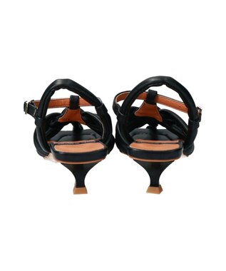 INTER-CHAUSSURES 【ANGEL ALARCON】パフストラップグルカサンダル ブラック