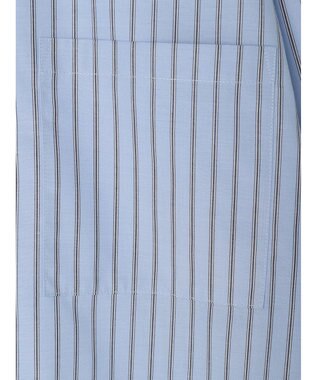 Green Parks 胸元ポケットイージーケアストライプシャツ Multi