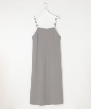自由区 【洗える】ハイツイストキャミソール ワンピース グレー