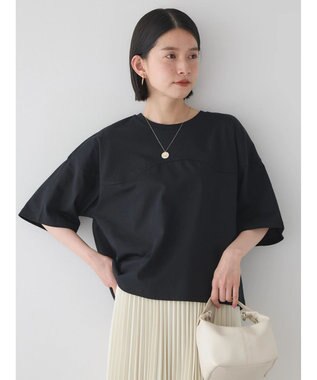 AMERICAN HOLIC ラウンド切り替えカットプルオーバー Black