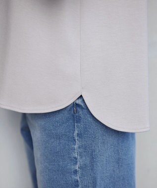 Tiaclasse 【洗える】【ふわもち美すふれ】スカラップカットソー エクリュ