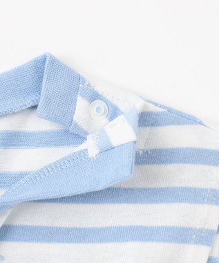 組曲 KIDS 【80-100㎝】ENOSUI Border Tシャツ サックスブルー系1