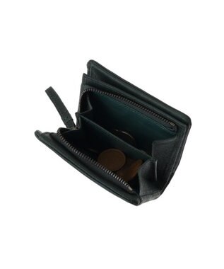 genten ゴートベーシック 二つ折り財布 フォレストグリーン