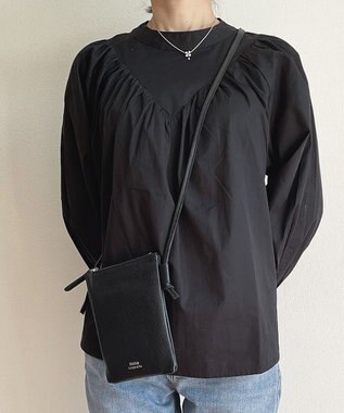 Hekhèr Le Style de Vie 新色追加【日本製】シュリンクレザー スマートフォンポシェット ブラック