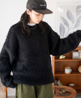 WEGO モヘアライクBIGプルオーバー