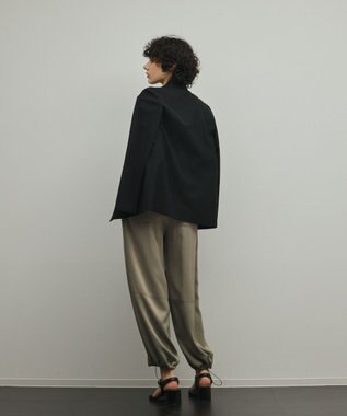 GRACE CONTINENTAL シアーウールジャケット ブラック