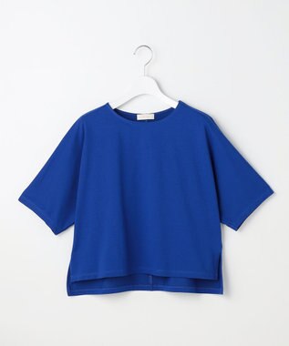 ANY SIS S ショート丈ドルマン５分袖 プルオーバー ロイヤルブルー