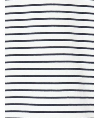 Te chichi ショルダー釦ボーダーカットソー ネイビー