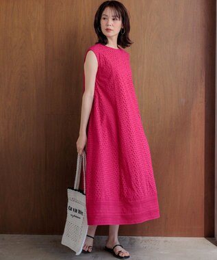 組曲 【先行予約】エンブロイダリーレース ワンピース チェリーローズ系