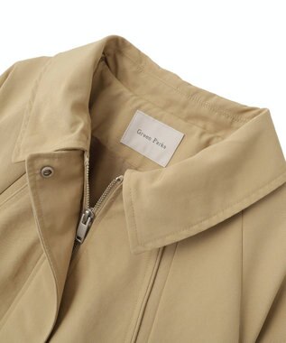 Green Parks 衿付きバルーンブルゾン Beige