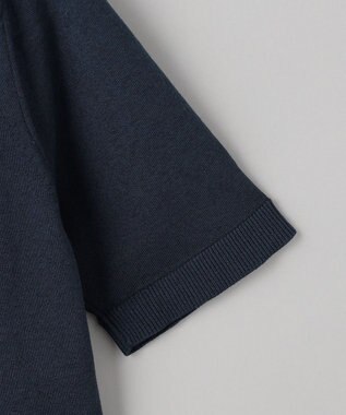 GOTAIRIKU 毎日の仕事着に【洗濯機可】テーラード DRESS BIZ ニットポロ ネイビー系