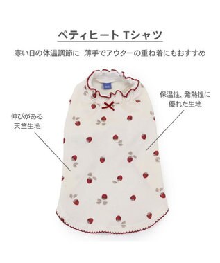 PET PARADISE ペットパラダイス ペティヒート Tシャツ 《苺柄》 中型犬 大型犬 苺柄