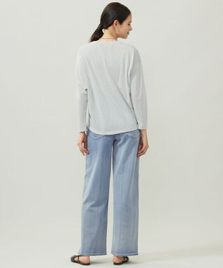 自由区 【カタログ掲載】ラメトリコットジャージー カットソー グレー