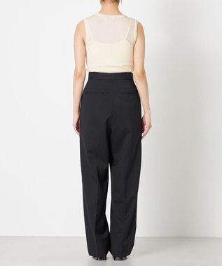 NAVE 【Nave・セットアップ可】ウールポリエステルツイルパンツ ブラック系