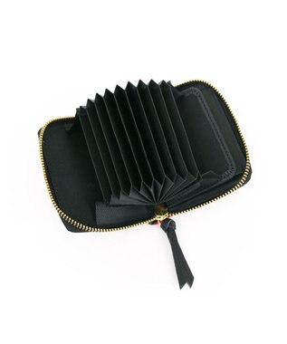 UNBILLION ペルケ perche / 冨永ボンド・ジャバラカードウォレット ブラックミックス